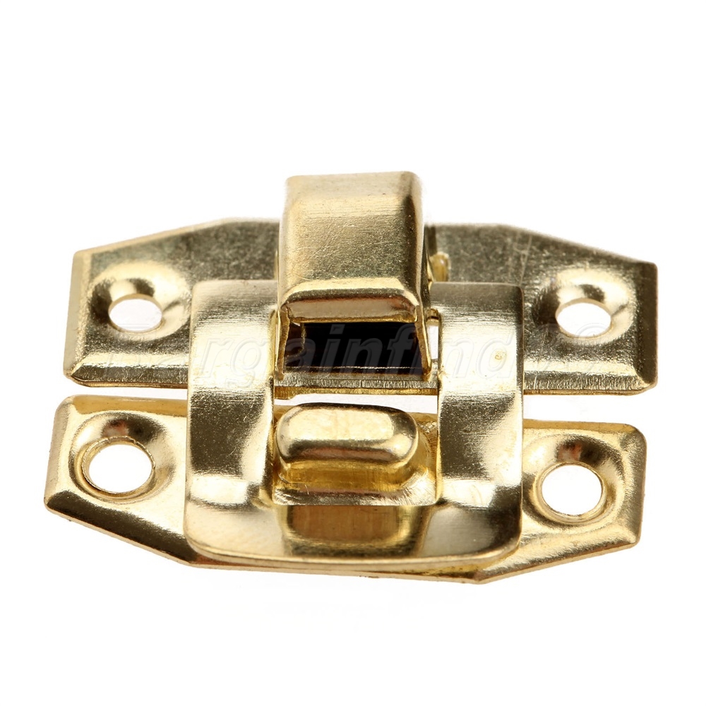 5/10Pcs Gold Latches Clasp Jewelry Box Suitcase Furniture Decorative ...